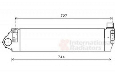 VAN WEZEL 43004482 -  Интеркулер